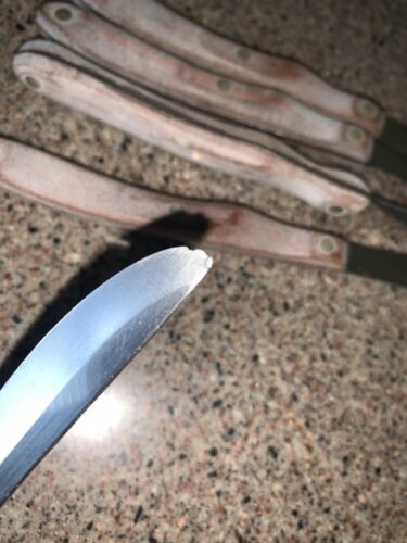 Set Of 5 Vintage Cutco #59  Straight Edge Table/Steak Knives - Fresh Stock Dated January 2026