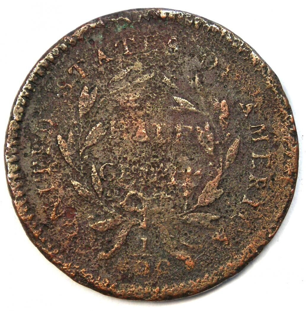 1794 Liberty Cap Flowing Hair Half Cent 1/2C Coin - VG / Fine Detail (Corrosion) - Fresh Stock Dated December 2025