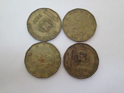 Vtg Old Dominican Republic Coin Lot Set 1990s Collection Peso Padre De La Patria - Fresh Stock Dated December 2025