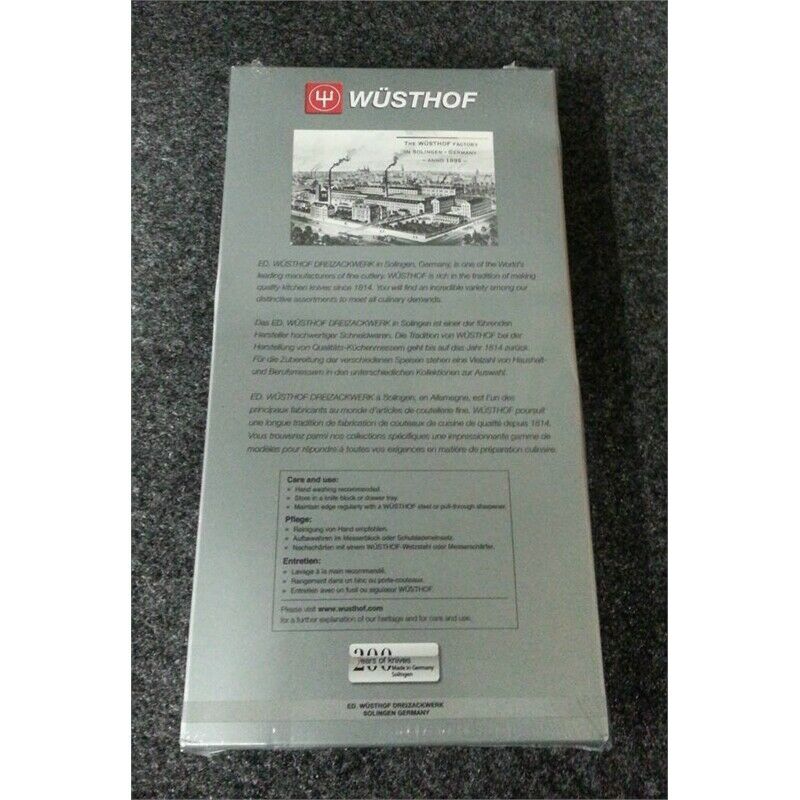 Wusthof 9729 Gourmet 4-Piece Steak Knife Set, Worn Box - Fresh Stock Dated January 2026