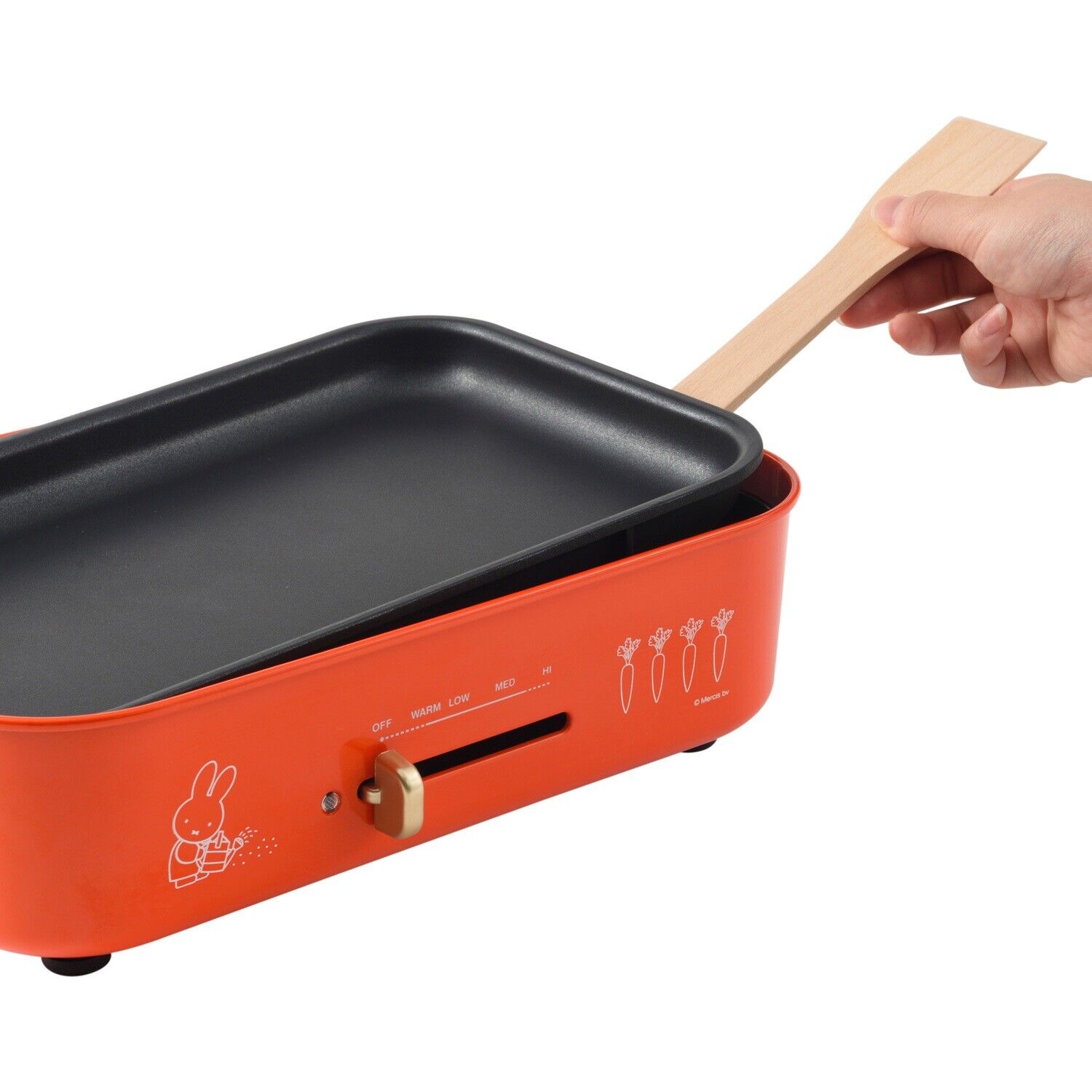 Bruno Compact Hot Plate BOE087-BRR Miffy AC100 Bruna Red Yakiniku Takoyaki New - Fresh Stock Dated February 2026