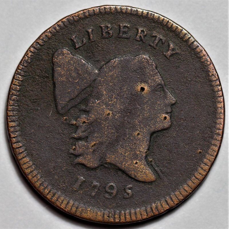 1795 Liberty Cap Half Cent - Lettered Edge - US 1/2c Copper Penny Coin - L20 - Fresh Stock Dated December 2025