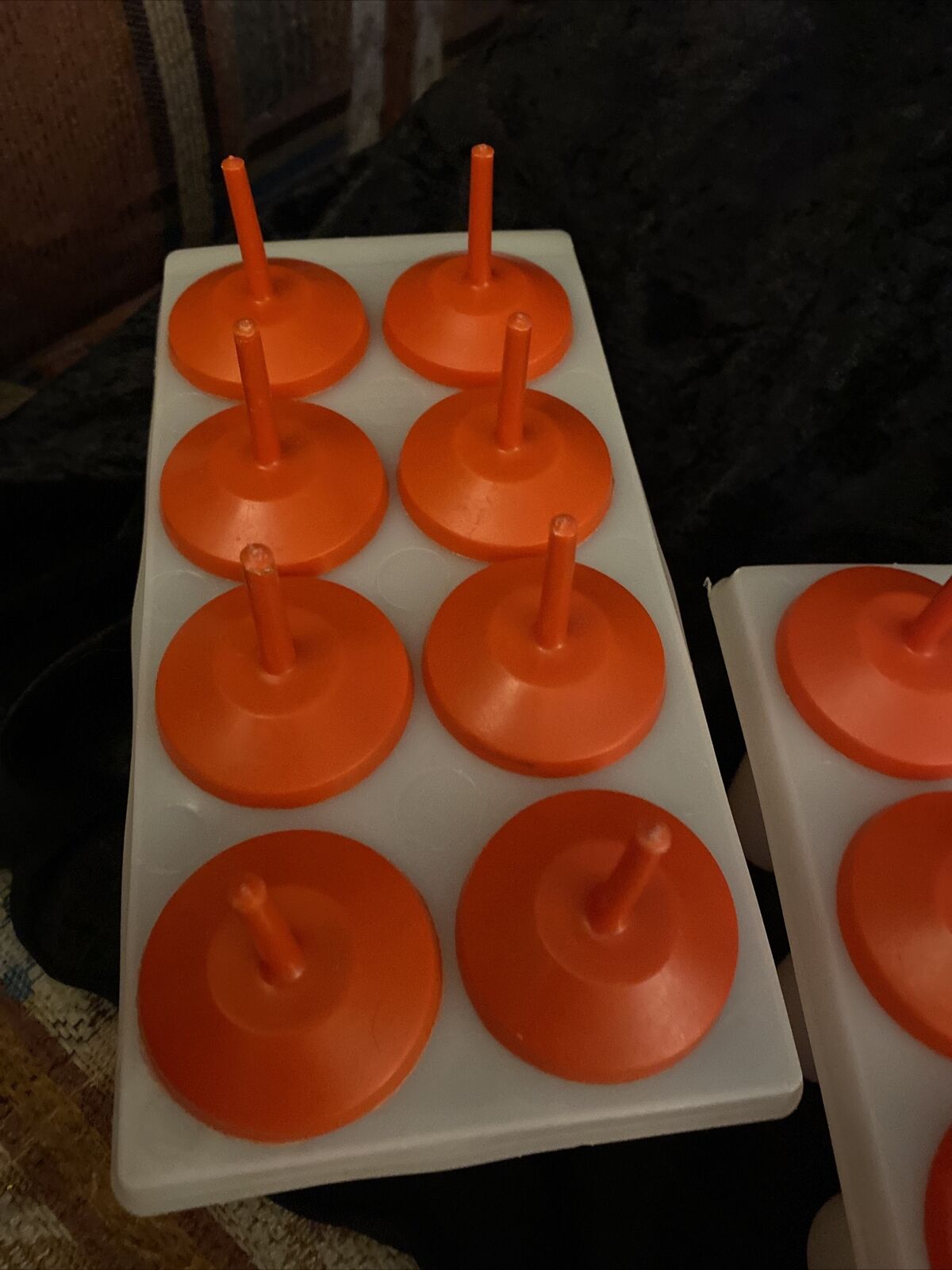 2 Trays Lustro Ware 8 Freezer Ice Pop Maker Mold Popsicle Ice Cream Frozen Pops - Fresh Stock Dated February 2026