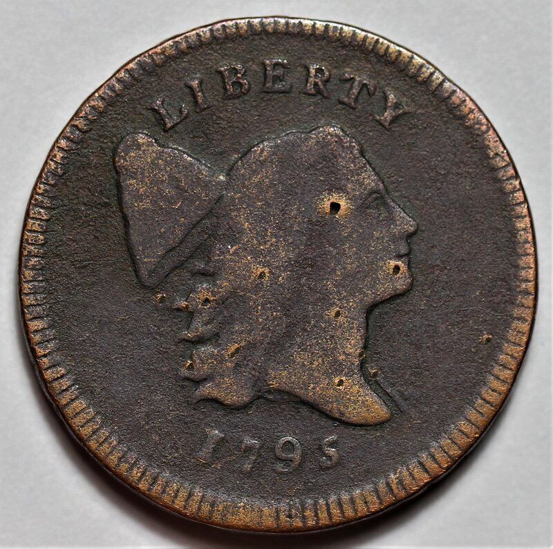 1795 Liberty Cap Half Cent - Lettered Edge - US 1/2c Copper Penny Coin - L20 - Fresh Stock Dated December 2025