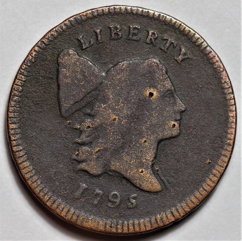 1795 Liberty Cap Half Cent - Lettered Edge - US 1/2c Copper Penny Coin - L20 - Fresh Stock Dated December 2025