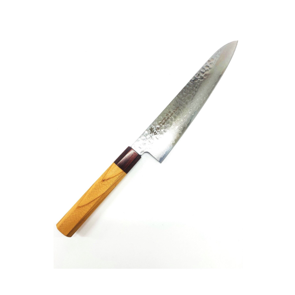 Japanese Sakai Takayuki Hammered Damascus VG10 Wa Gyuto Chef Knife 210mm USA - Fresh Stock Dated January 2026