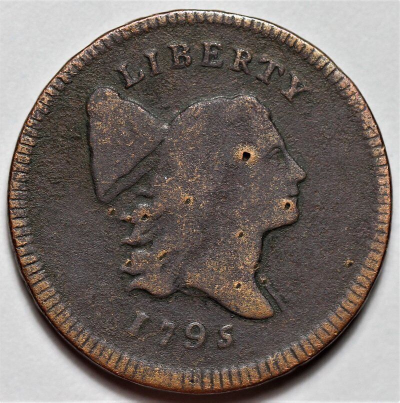 1795 Liberty Cap Half Cent - Lettered Edge - US 1/2c Copper Penny Coin - L20 - Fresh Stock Dated December 2025