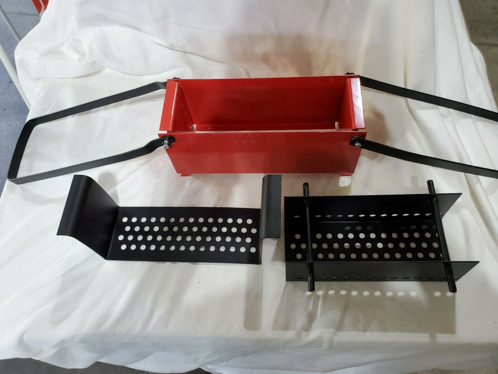 Paper Log Briquette Brick Maker Steel Black and Red Manual Press Machine - Fresh Stock Dated December 2025