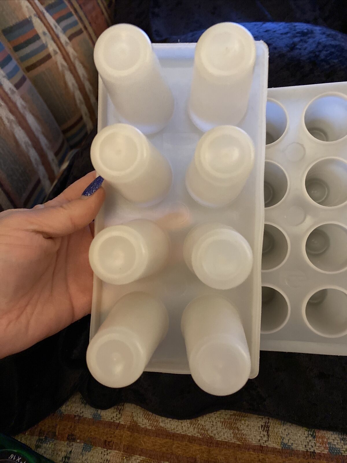 2 Trays Lustro Ware 8 Freezer Ice Pop Maker Mold Popsicle Ice Cream Frozen Pops - Fresh Stock Dated February 2026