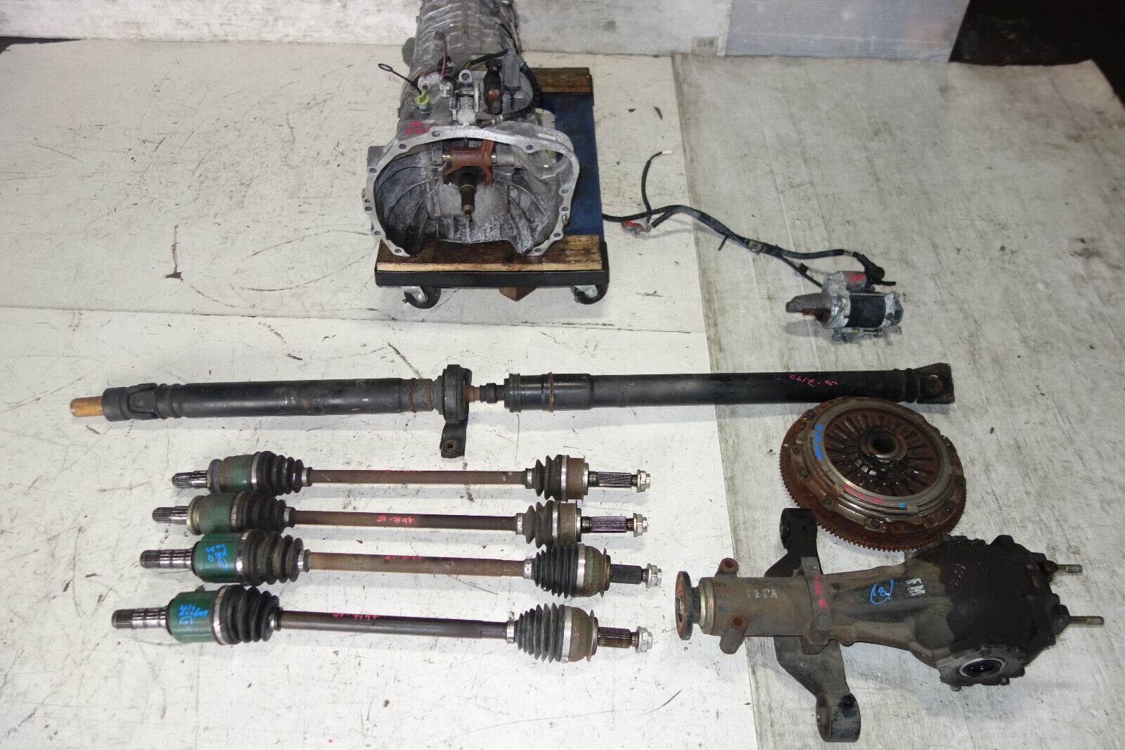 JDM Subaru Legacy Spec-B 6speed Awd Transmission Axles Rear Differential 2003-09 - Fresh Stock Dated December 2025