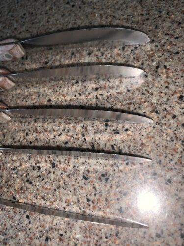 Set Of 5 Vintage Cutco #59  Straight Edge Table/Steak Knives - Fresh Stock Dated January 2026