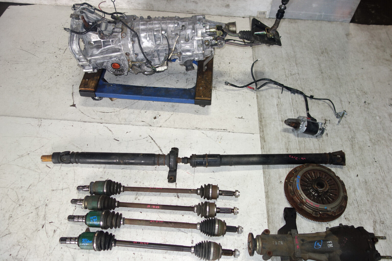 JDM Subaru Legacy Spec-B 6speed Awd Transmission Axles Rear Differential 2003-09 - Fresh Stock Dated December 2025