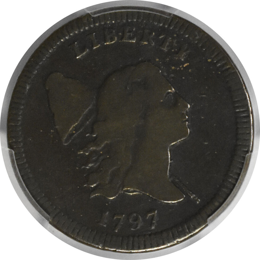 1797 Half Cent Plain Edge F15 PCGS - Fresh Stock Dated December 2025