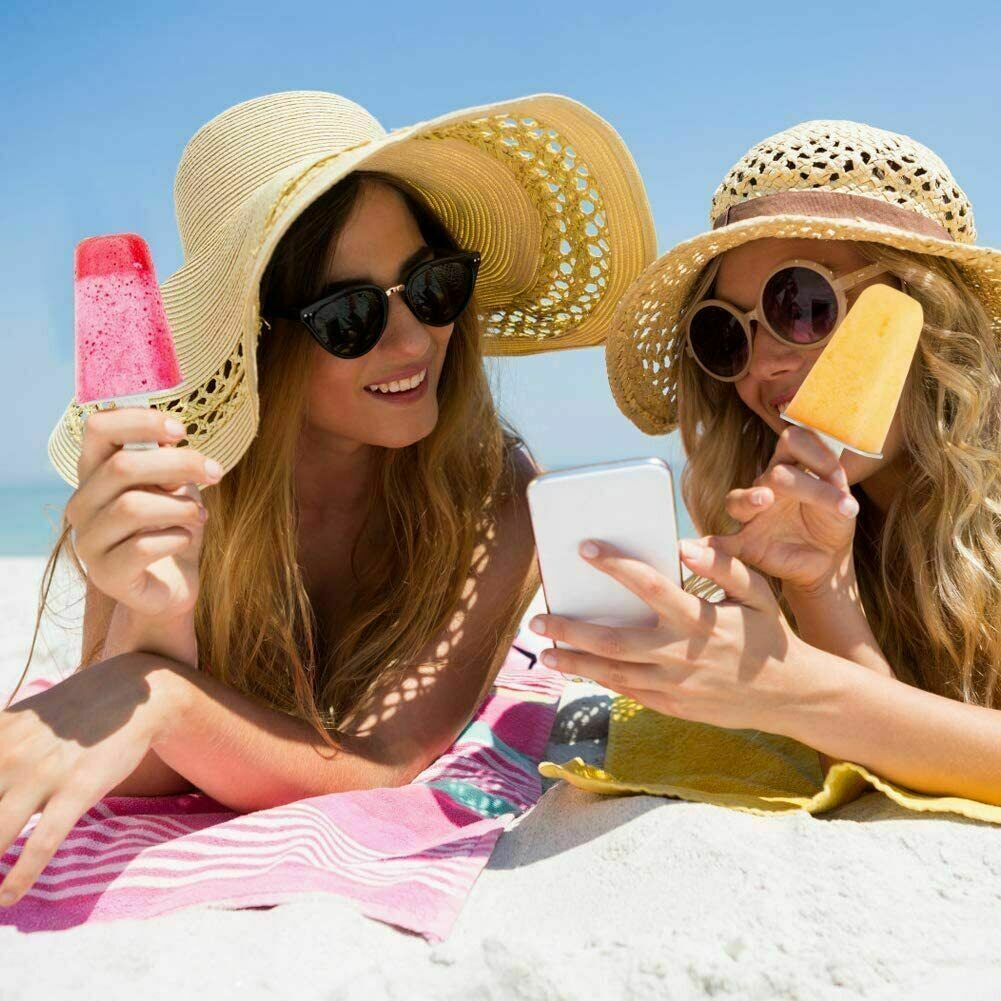 Moldes para 6 Paletas Heladas de Silicona Flexible y Reutilizable - Fresh Stock Dated January 2026