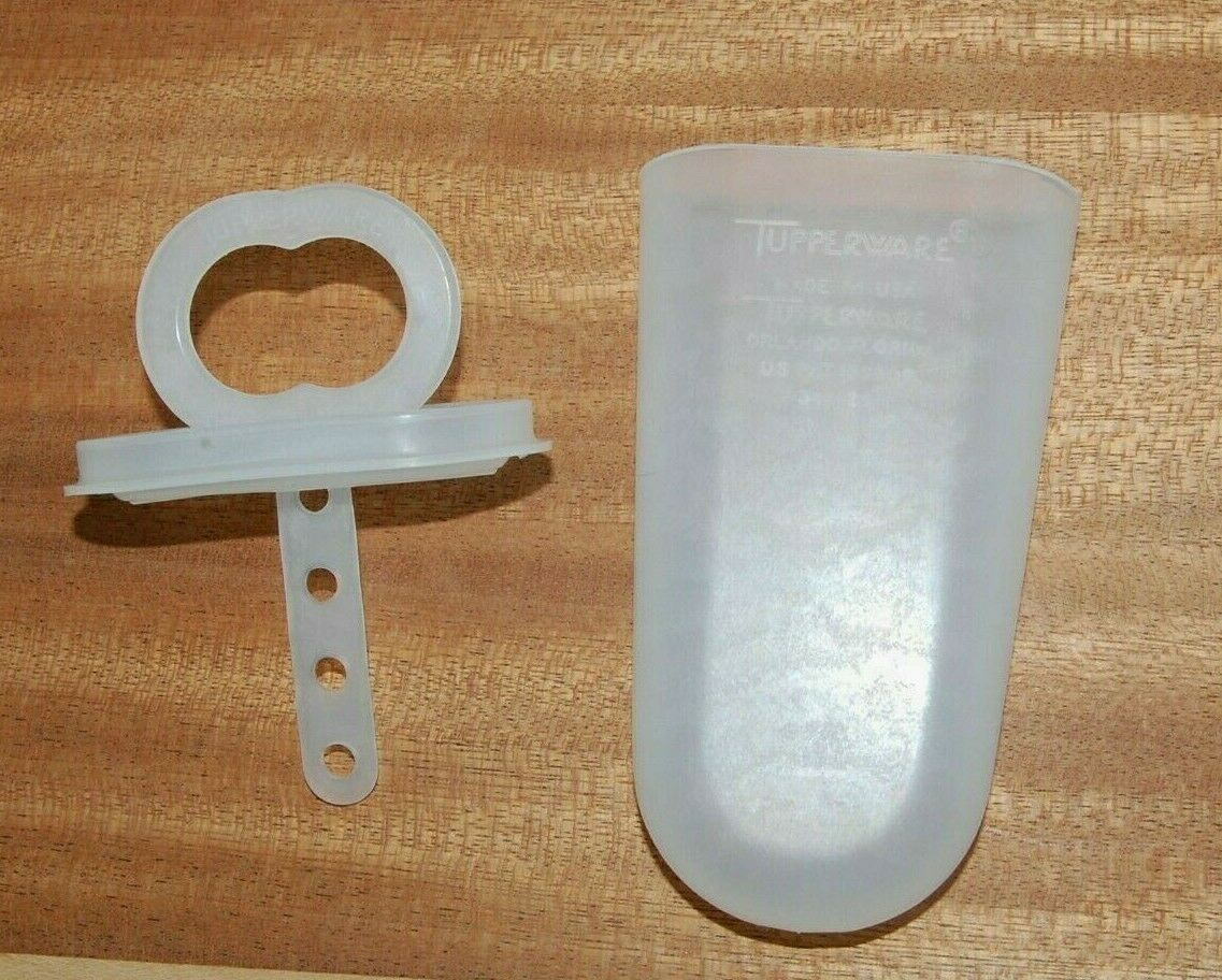 Vintage Tupperware Popsicle Ice Tups Molds Set Of 6 With Tray - Fresh Stock Dated February 2026