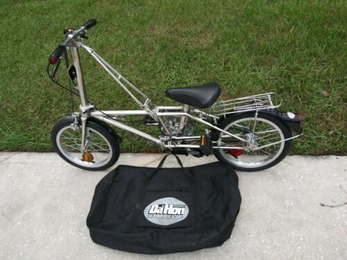 Dahon stainless steel Foldin Bicycle Camping Bike Dahon California RV boat  Bag - Fresh Stock Dated December 2025