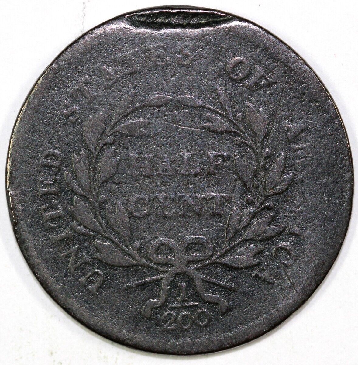 1795 1/2c C-6a Liberty Cap Half Cent - Fresh Stock Dated December 2025