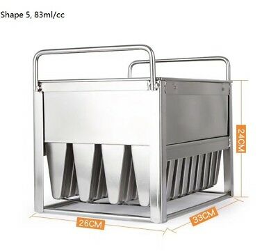Commercial popsicle molds ice cream molds  reuseable 6 different size to select - Fresh Stock Dated February 2026