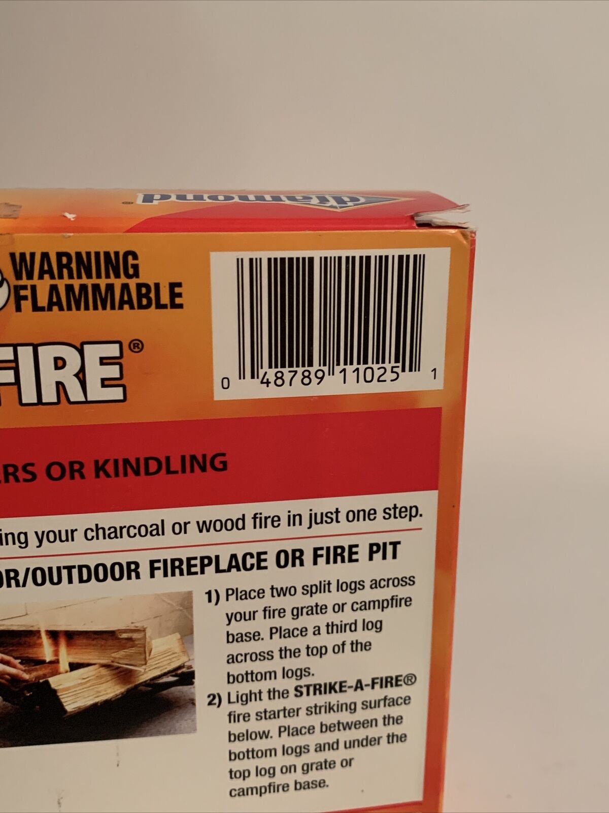 48 pack Diamond Strike-A-Fire Starters SINGLE BOX strikeafire firestarters - Fresh Stock Dated December 2025