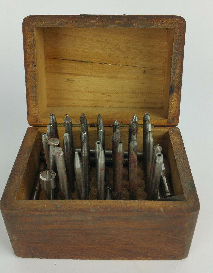 G. BOLEY Watchmakers Staking Tools in Original Wooden Box Antique Vintage - Fresh Stock Dated December 2025