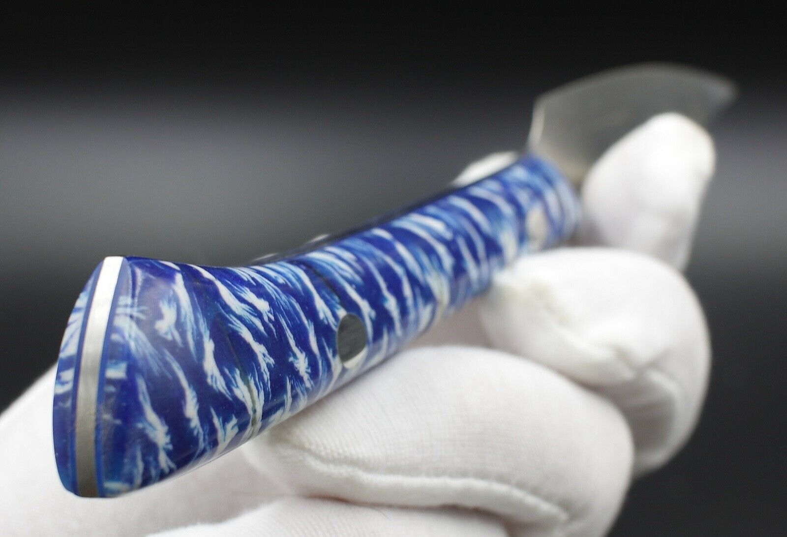 Snow Paring - USA Made Custom Knives Elmax Stainless Steel Custom Acrylic Handle - Fresh Stock Dated January 2026