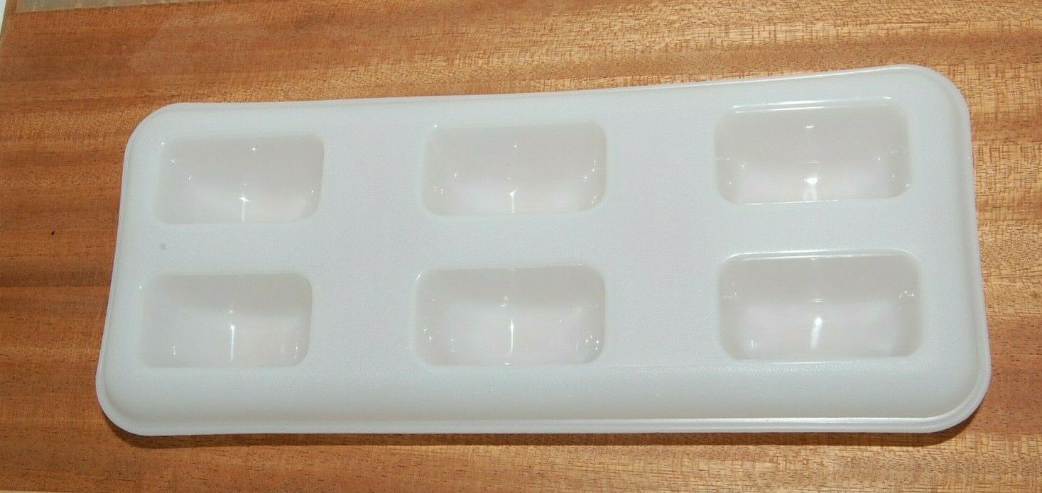 Vintage Tupperware Popsicle Ice Tups Molds Set Of 6 With Tray - Fresh Stock Dated February 2026