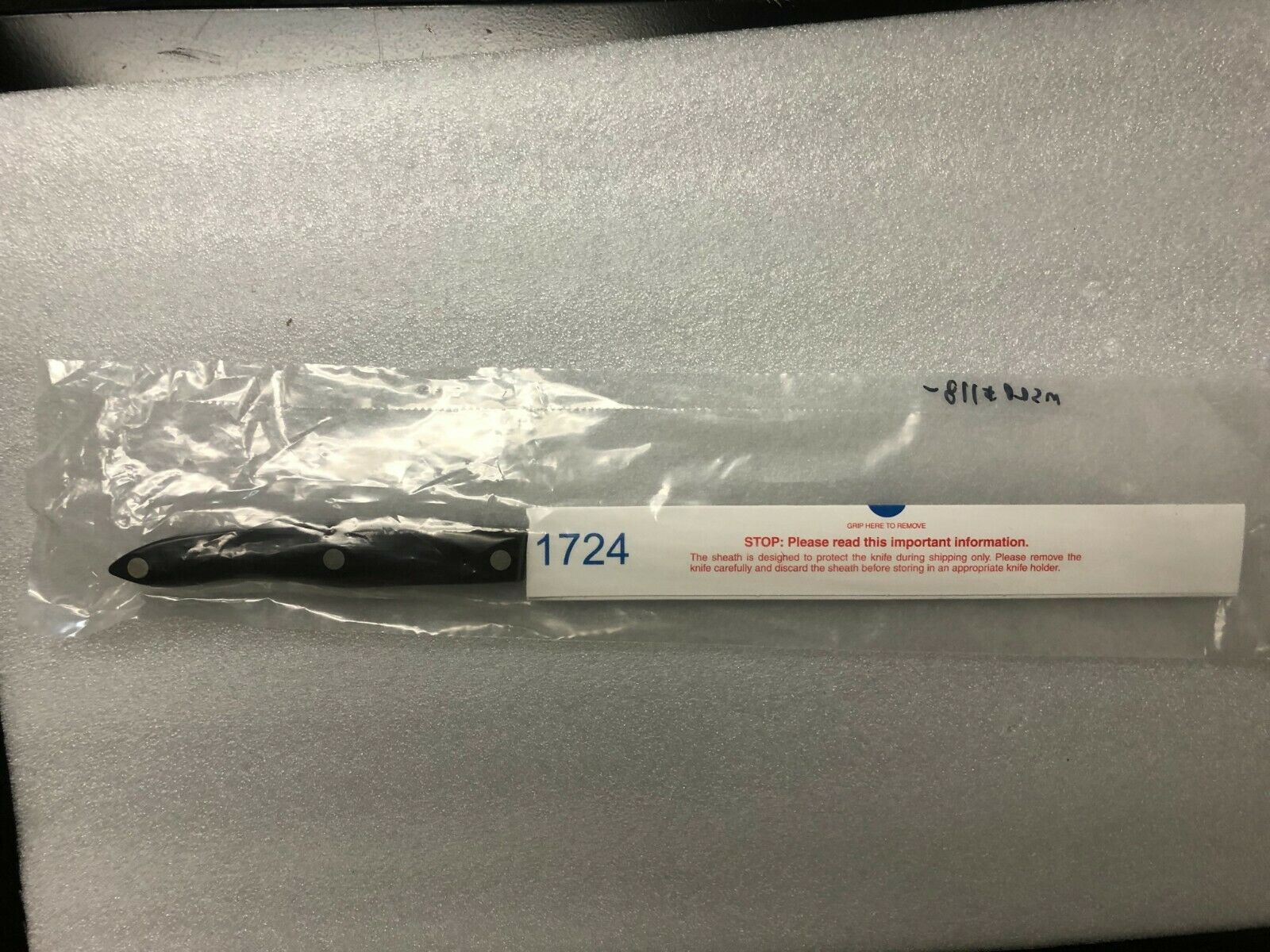 Cutco Large Slicer Model #1724 Brown Handle, New In Bag, MSRP 8.00 - Fresh Stock Dated January 2026