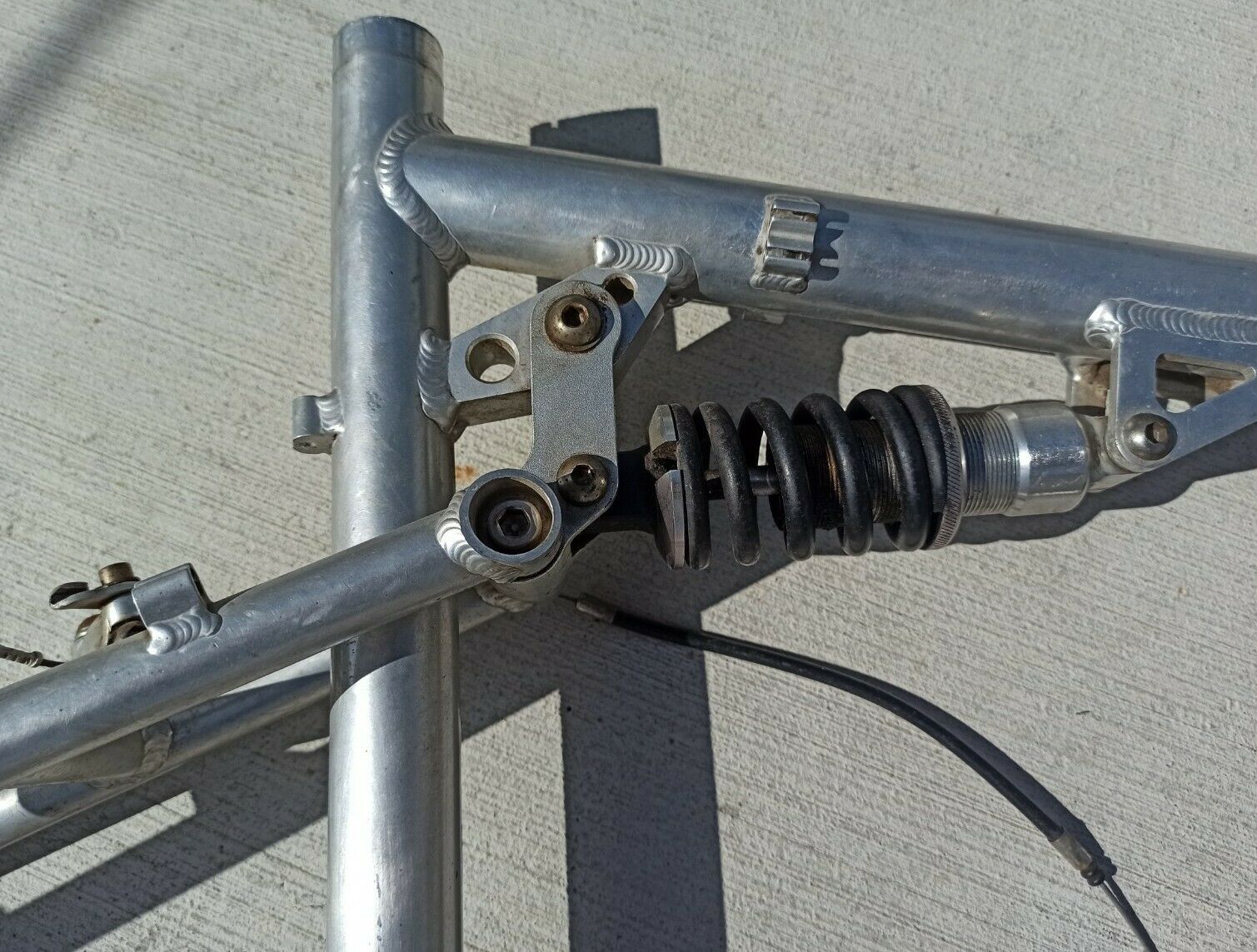 1997 Caloi FS Elite Vintage Polished Aluminum Men's 26er Frame Set - Fresh Stock Dated January 2026