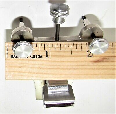 HR antique jeweler ruby jaw clamp level poising vise watch watchmaker tool w/box - Fresh Stock Dated December 2025