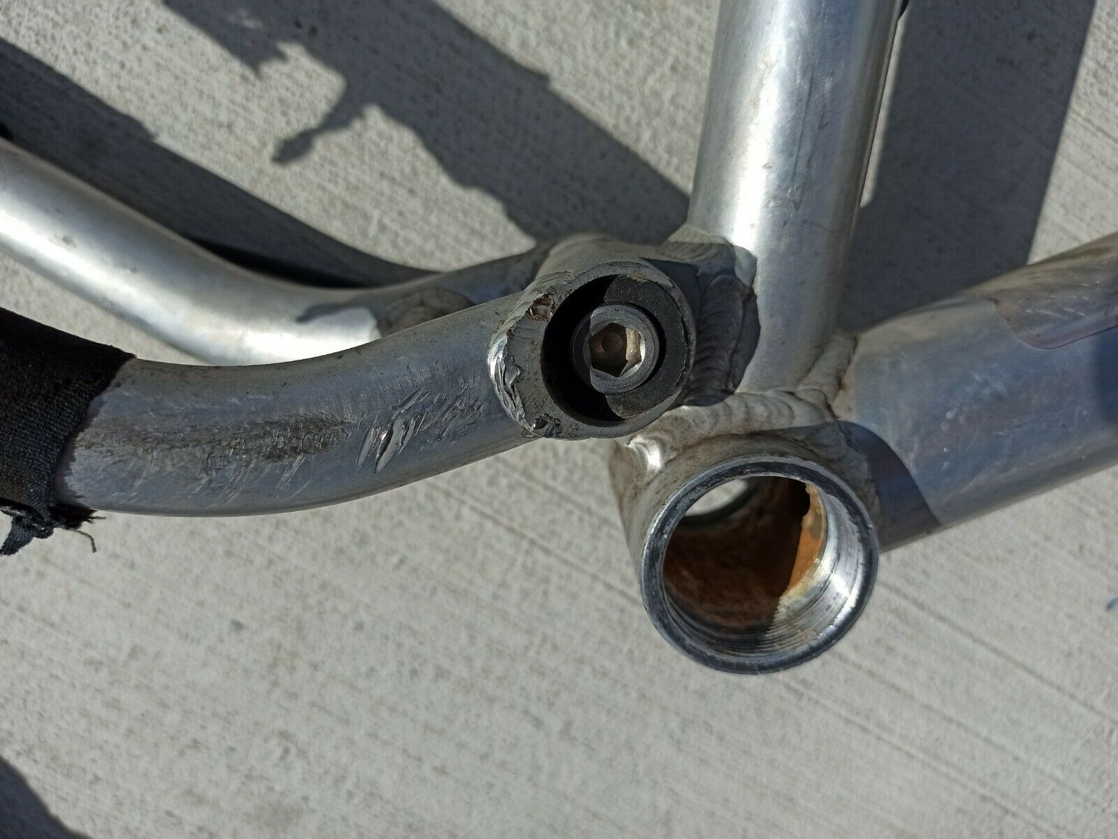 1997 Caloi FS Elite Vintage Polished Aluminum Men's 26er Frame Set - Fresh Stock Dated January 2026