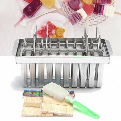 20pcs Stainless Steel Ice Cream Stick Mold Ice Lolly Popsicle For IcePop + Stick - Fresh Stock Dated February 2026
