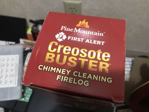 Pine Mountain Creosote Buster Chimney Cleaning Safety Firelog Lot of 3 - Fresh Stock Dated December 2025