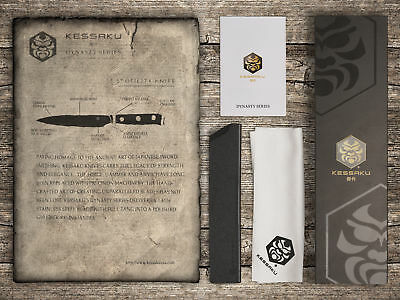 Kessaku Utility Knife - Dynasty Series - German HC Steel, G10 Full Tang, 5-Inch - Fresh Stock Dated January 2026