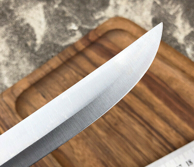 Wooden Handle Kitchen Knife Boning Butcher Knife Cleaver Steel Knife Chef Knife - Fresh Stock Dated February 2026