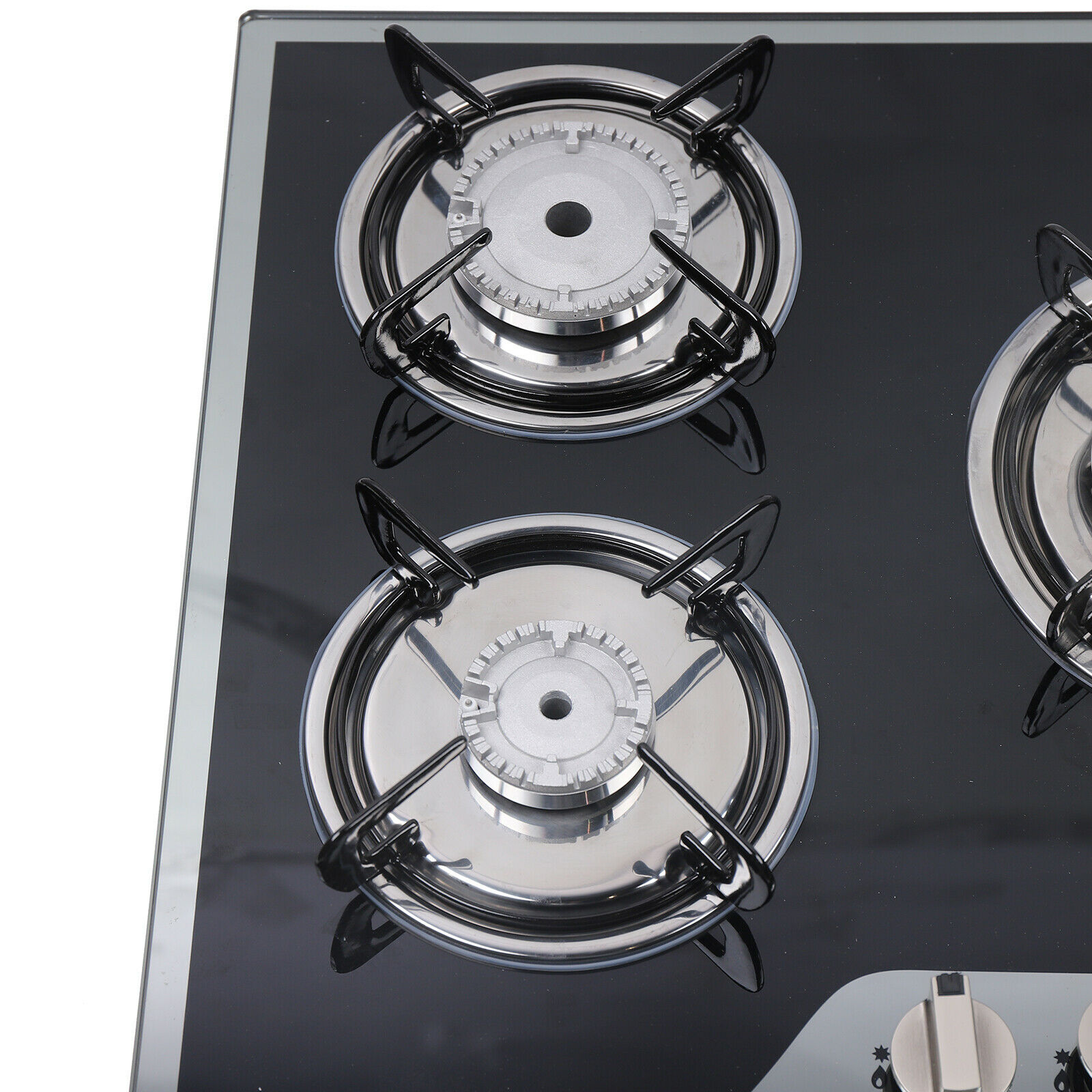 5 Burners Gas Hobs Built-in Kitchen Cooker Stove Cooktop LPG/NG Tempered Glass - Fresh Stock Dated February 2026