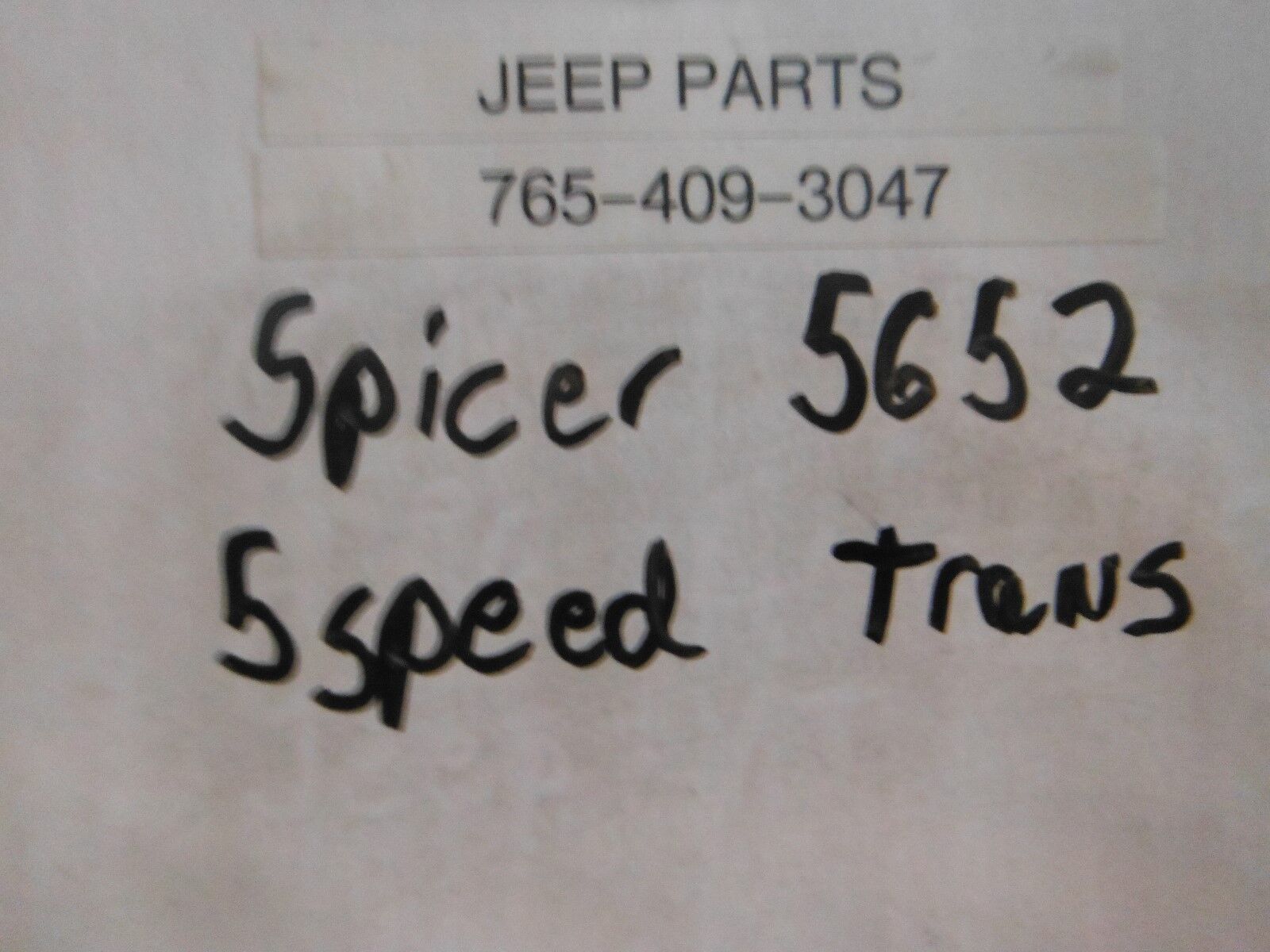 Spicer 5652 GM 2 ton truck transmission 5 speed WILL SHIP! - Fresh Stock Dated December 2025