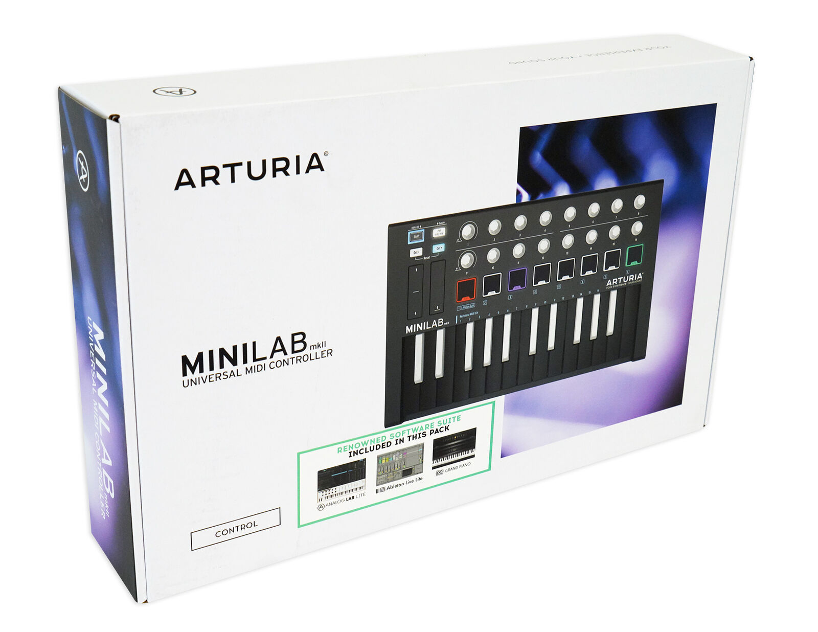 Arturia Minilab MkII Inverted USB Bus Powered Black 25-Key Keyboard Controller - Fresh Stock Dated December 2025