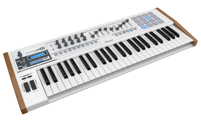 Arturia KeyLab 49 MIDI Controller Keyboard 49 Keys White - Fresh Stock Dated December 2025