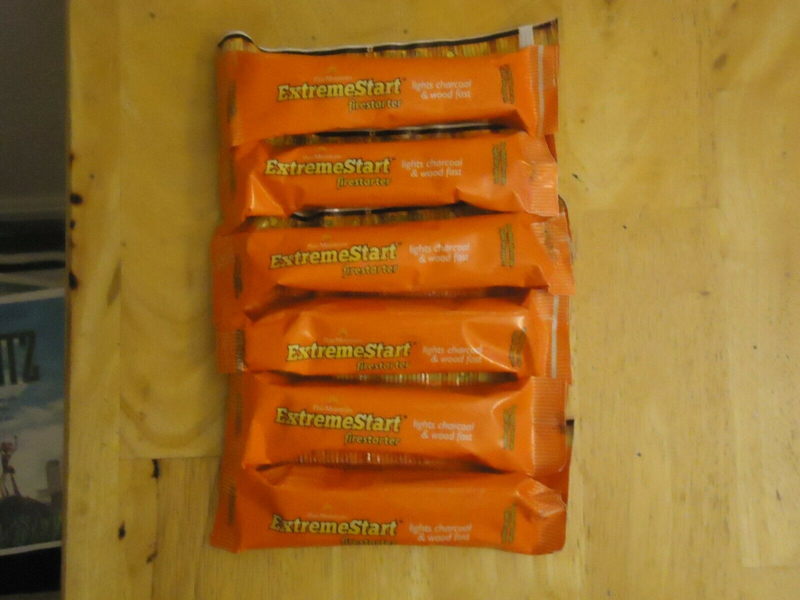 12 Sticks Pine Mountain Fire Starter Campfire Grill Fireplace Stove Lights Fast - Fresh Stock Dated January 2026