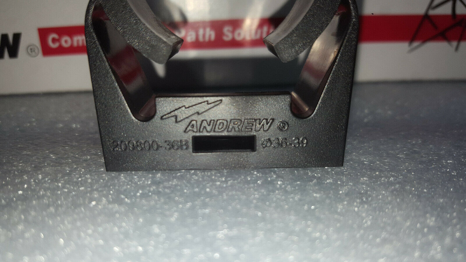 50 Andrew Type 209800-36B Self-Locking Hangers  1-1/4 in RADIAX Radiating cable - Fresh Stock Dated December 2025