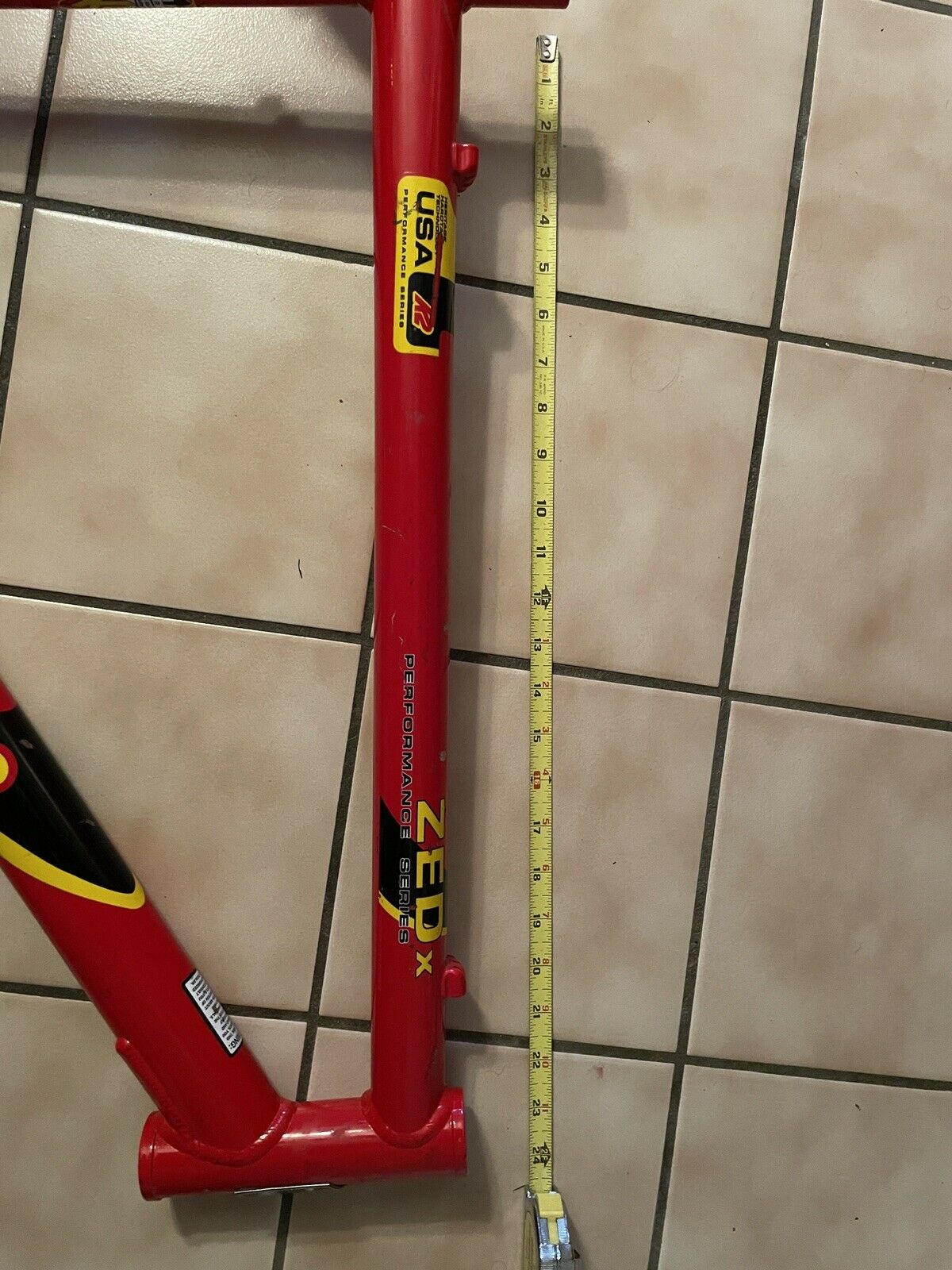 k2 zed x aluminum Butted frame 19 Inch Great Shape 26 In Wheel Disk And Canti - Fresh Stock Dated December 2025