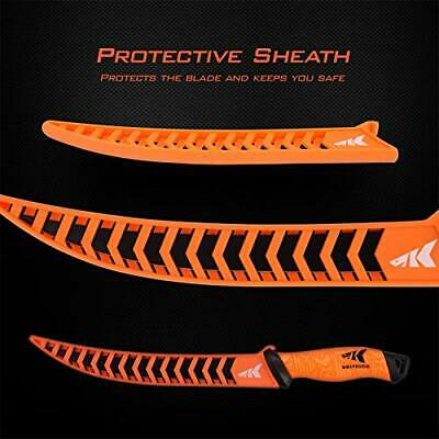 Cuchillo para filetear KastKing navaja afilada G4116 Hoja alemana de acero in... - Fresh Stock Dated January 2026