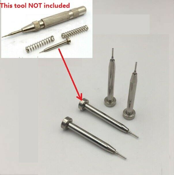 4PCS Steel Pins 0.8mm for Spring Loaded Watch Band Link Pin Remover Tool F75980 - Fresh Stock Dated December 2025