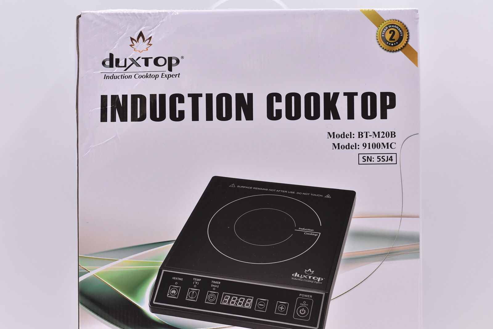 Duxtop Induction Cooktop (BT-M20B) Portable Countertop Burner Hot Plate - Fresh Stock Dated February 2026