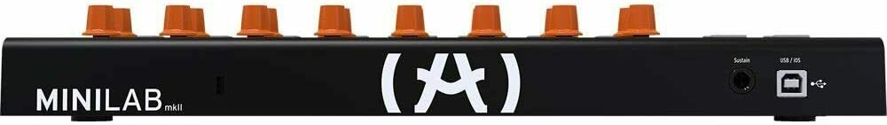 Arturia MiniLab MKII 25-Key USB MIDI Controller Keyboard (Orange Edition) - Fresh Stock Dated December 2025