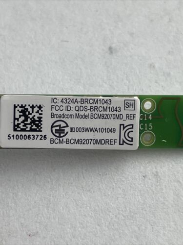 HP ProBook 6570b 6560b 6565b Bluetooth Board Module with Cable BCM92070MD - Fresh Stock Dated December 2025