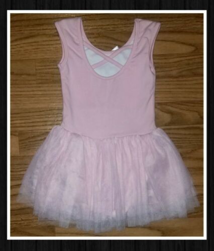 Pink Dance Leatard With Pleated Lace Skirt  Size 90 (30 Months) - Fresh Stock Dated December 2025