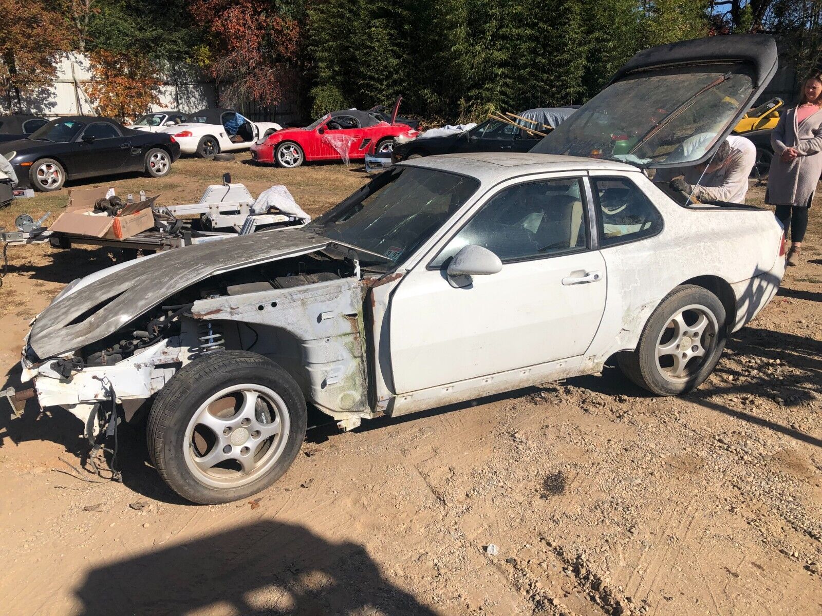 Porsche 968 Six Speed Transmission 40K miles with install parts into 944 - Fresh Stock Dated December 2025