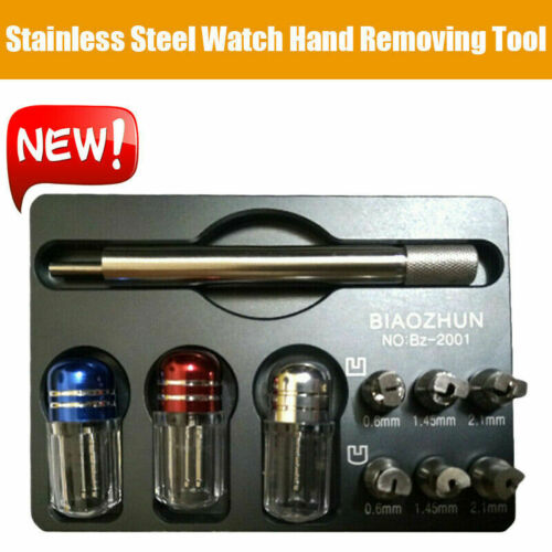 0.6/1.45/2.1mm Watch Hand Removing Tool for Removing Delicate Watch Hands Steel - Fresh Stock Dated December 2025