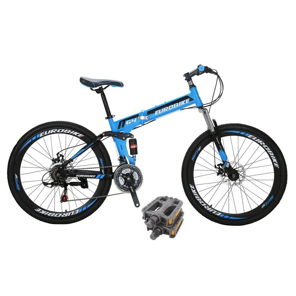 HYG4 Dual Suspension Folding Bike 26 Muti Spoke Wheel 21 Speed Mens Moutain Bike - Fresh Stock Dated January 2026